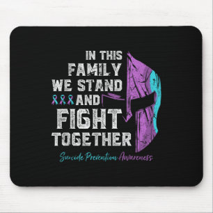Suicide Prevention Awareness Family Support Sparta Mouse Pad