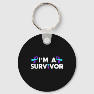 Suicide Prevention Awareness Im A Survivor Key Ring
