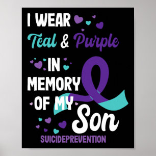 Suicide Prevention Awareness In Memory Of Son Poster