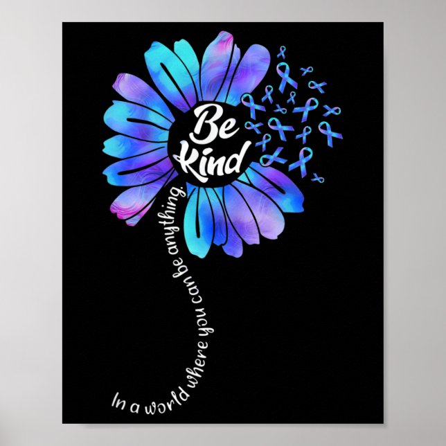 Suicide Prevention Awareness In September Be Kind  Poster (Front)
