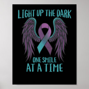 Suicide Prevention Awareness Light Up The Dark Poster