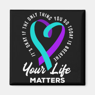 Suicide Prevention Awareness Long Sleeve Artwork Magnet