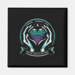 Suicide Prevention Awareness Mental Health Counsel Magnet