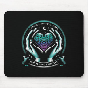 Suicide Prevention Awareness Mental Health Counsel Mouse Pad