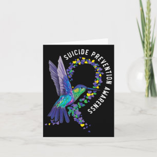 Suicide Prevention Awareness Mental Health Depress Card