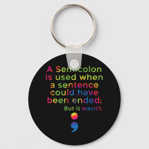 Suicide Prevention Awareness Mental Health Depress Key Ring