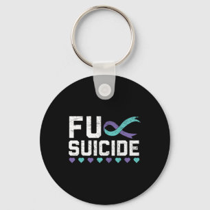 Suicide Prevention Awareness Mental Health Depress Key Ring