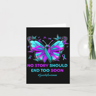 Suicide Prevention Awareness Mental Health No Stor Card