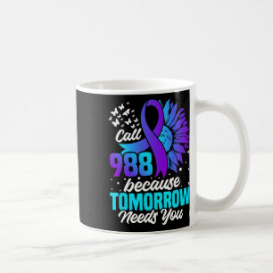 Suicide Prevention Awareness Mental Health Ribbon  Coffee Mug