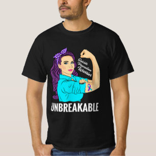 Suicide Prevention  Awareness Mental Health Warrio T-Shirt