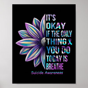 Suicide Prevention Awareness Month Family Support  Poster