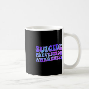 Suicide Prevention Awareness Month Gift Teal Purpl Coffee Mug