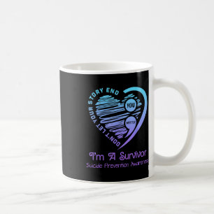 Suicide Prevention Awareness Month Teal & Purp Coffee Mug