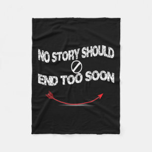 Suicide Prevention Awareness ,no Story Should End Fleece Blanket