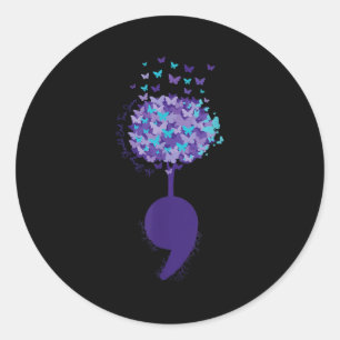 Suicide Prevention Awareness No Story Should End T Classic Round Sticker