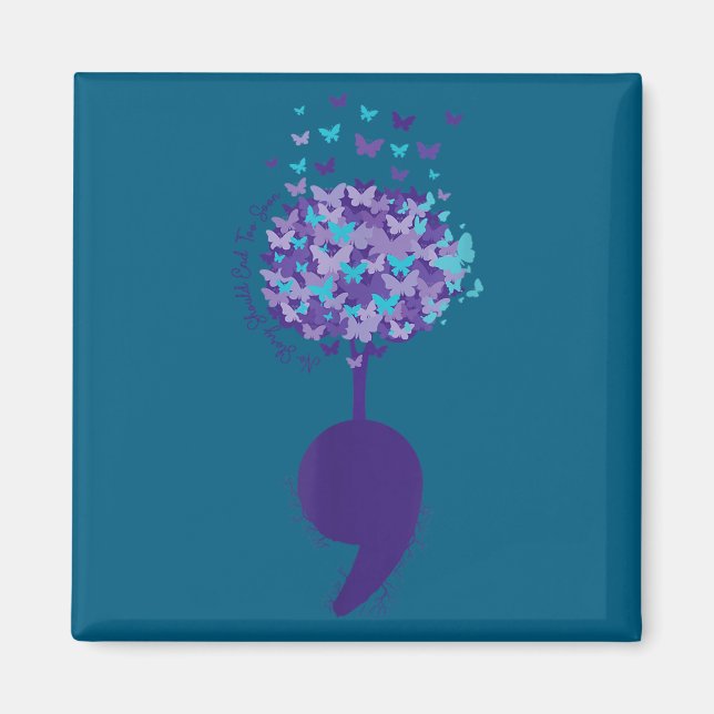 Suicide Prevention Awareness No Story Should End T Magnet (Front)