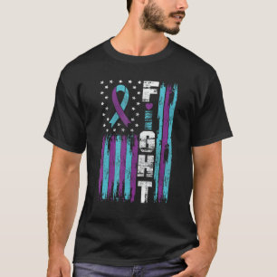 Suicide Prevention Awareness Patriotic American Fl T-Shirt