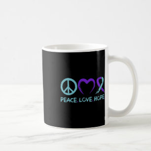 Suicide Prevention Awareness Peace Love Hope Coffee Mug