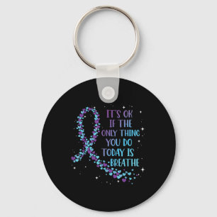 Suicide Prevention Awareness Purple And Teal _7 Key Ring