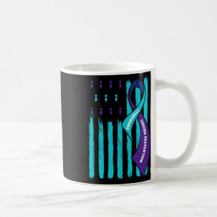 Suicide Prevention Awareness Purple And Teal For S Coffee Mug
