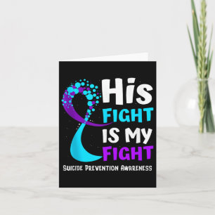 Suicide Prevention Awareness Purple Ribbon Family Card