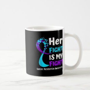 Suicide Prevention Awareness Purple Ribbon Family  Coffee Mug