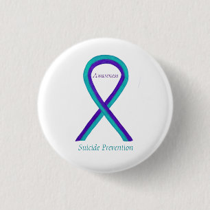 Suicide Prevention Awareness Ribbon Button Pins
