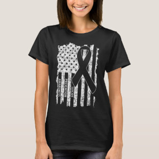 Suicide Prevention Awareness Ribbon Flag  T-Shirt