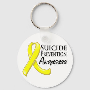 Suicide Prevention Awareness Ribbon Key Ring