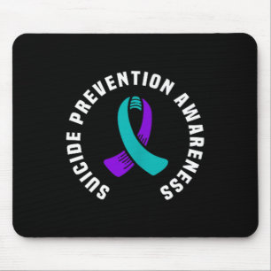 Suicide Prevention Awareness Ribbon Pocket Design  Mouse Pad