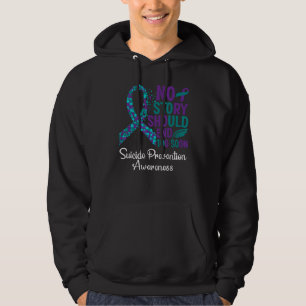 Suicide Prevention Awareness Ribbon Support Week 2 Hoodie
