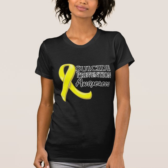 Suicide Prevention Awareness Ribbon T-Shirt (Front)