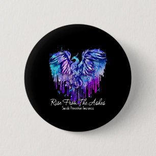 Suicide Prevention Awareness Rise From -phoenix - 6 Cm Round Badge