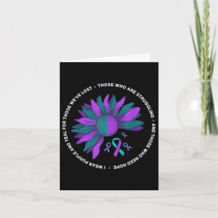 Suicide Prevention Awareness Saying Depression Men Card