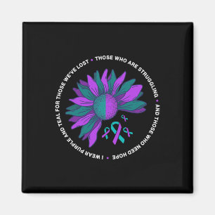 Suicide Prevention Awareness Saying Depression Men Magnet