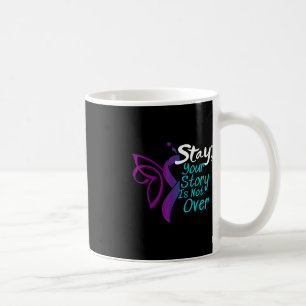 Suicide Prevention  Awareness Semicolon Stay 1 Coffee Mug