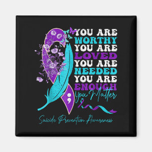 Suicide-prevention Awareness-sitive-motivational-s Magnet