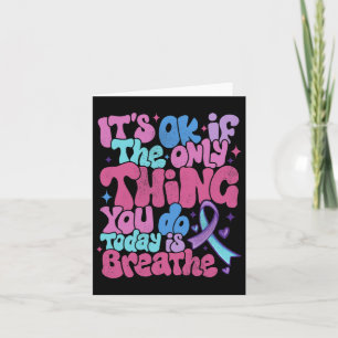 Suicide Prevention Awareness Stay Alive Mental Hea Card