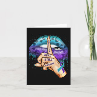 Suicide Prevention Awareness Still Here Still Figh Card