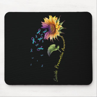 Suicide Prevention Awareness Sunflower  Mouse Pad