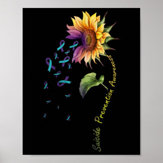 Suicide Prevention Awareness Sunflower  Poster