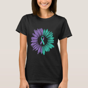 Suicide Prevention Awareness Sunflower Ribbon You T-Shirt