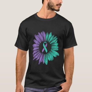 Suicide Prevention Awareness Sunflower Ribbon You T-Shirt