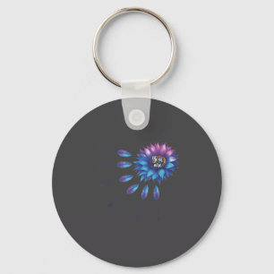 Suicide Prevention Awareness Sunflower You Are 988 Key Ring