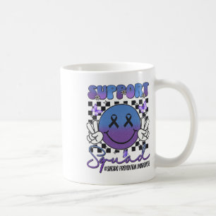Suicide Prevention Awareness Support Teal And Purp Coffee Mug