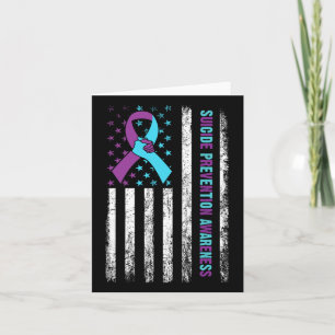 Suicide Prevention Awareness Survivor Support Amer Card