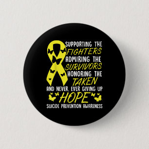 Suicide Prevention Awareness T Shirt 6 Cm Round Badge