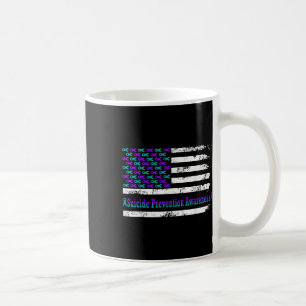 Suicide Prevention Awareness Usa Flag American Sup Coffee Mug