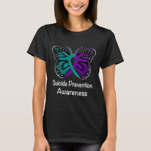 Suicide Prevention Awareness Warrior Purple And Te T-Shirt