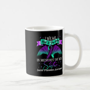 Suicide Prevention Awareness Wear Teal Purple For Coffee Mug